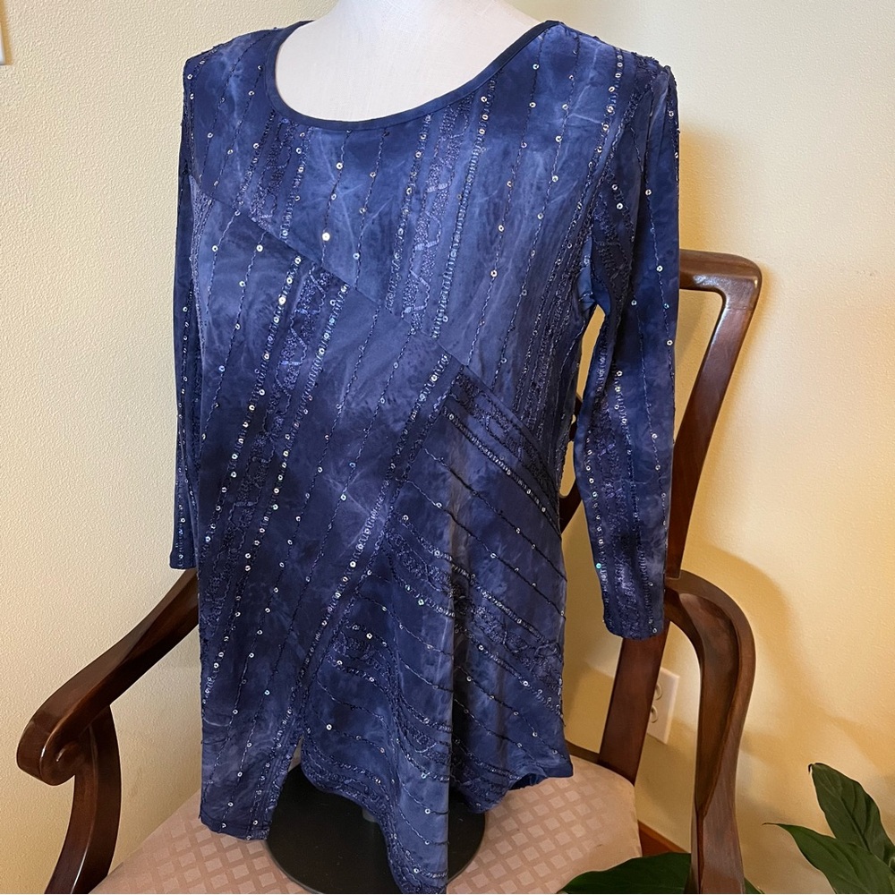 Sami & Jo Sequined Top, Small